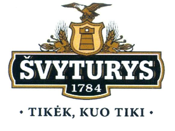 Prekės ženklas: ŠVYTURYS 1784 TIKĖK, KUO TIKI